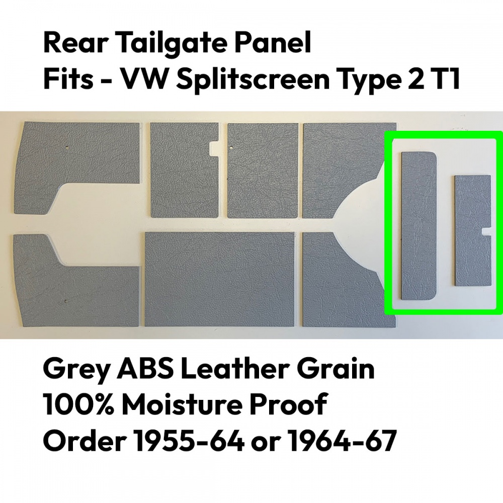 ABS Split Screen Tailgate Panel